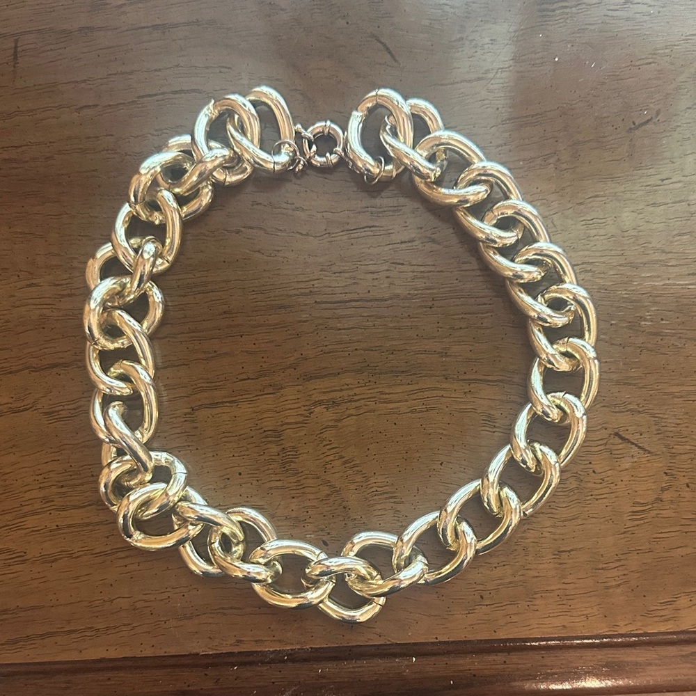 Gold-Tone Chunky Chain Link Necklace - Women's Jewelry